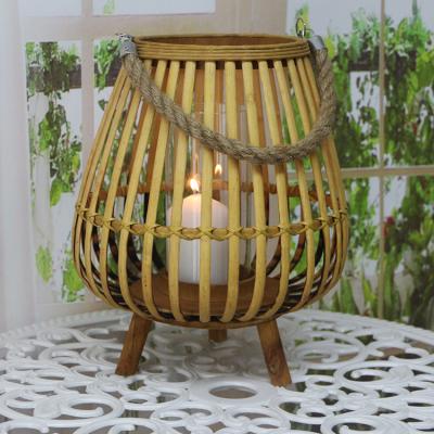 China Christmas Home Garden Decoration Decorative Natural Bamboo Lantern for sale