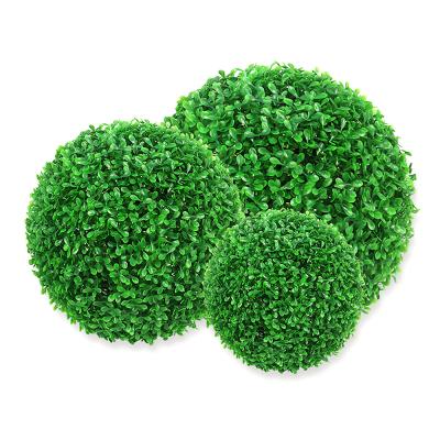 China Wholesale Custom Outdoor Decorative Plastic Grass Ball Size Grass Ball Modern Minimalist Green Grass Ball for sale