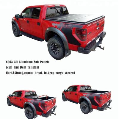 China 2022 Hot Selling Hard Triple Tonneau Truck Cover For 15-22 F150 Extra Short Bed 6' 5