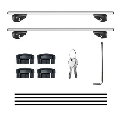 China Durable Aluminum Universal Car Top Foldable Roof Rack Step Bar Roof Rack Car Sedan Sedan Top Carrier for sale