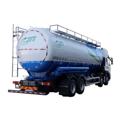 China Sinos 8.4m Tanker Truck 12000*2500*3990mm 8x4 Drive Transport Electric Animal Bulk Feed Conveyor for sale