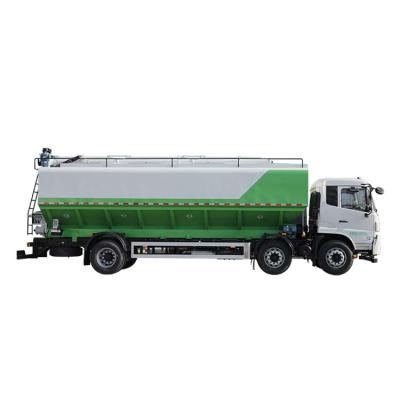 China 245 hp 6x2 aluminum alloy dongfeng 8.1m animal farm forage feeding truck 11000*2480*3970mm for sale