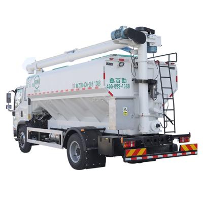 China Top Quality 4x2 6 Wheeler Delivery Truck For Animal Wheat Feed Truck Poultry Feed Silo Bulk Truck 7620*2380*3480mm for sale