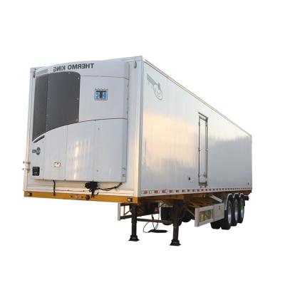 China Mobile truck trailer 13m aluminum alloy refrigerated truck trailer freezer freezer trailer for sale for sale