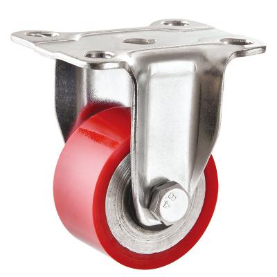 China Industrial Odm Oem Custom Caster Wheel Heavy Duty Durable Swivel Pu Caster for sale