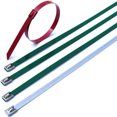 China 4.6*150mm High Quality Heat Resistant 304 Stainless Steel Solar Cable Ties for sale