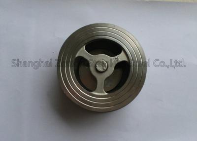 China PN16 PN25 CF8 Wafer Check Valve Stainless Steel Fittings Dual Plate One Direction API DIN BS for sale