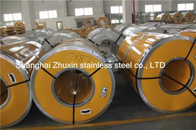 China Brushed Thin 321 Stainless Steel Coil Cold Rolled with EN DIN BS GB Standard for sale