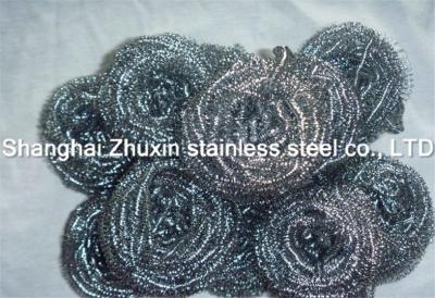 China Stainless steel 410 mesh scrubber pads , galvanized Stainless Steel Clean Ball for sale