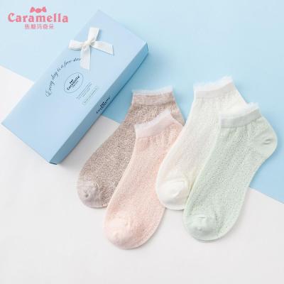 China New Design Viable Ladies Socks Summer Mesh Socks Fancy Porcelain for sale