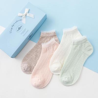 China Wholesale Summer Socks Breathable Socks Women Custom Logo for sale