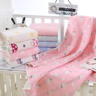 China Nice Wearable 100% Cotton Baby Winter Muslin Wrap For Newborn for sale