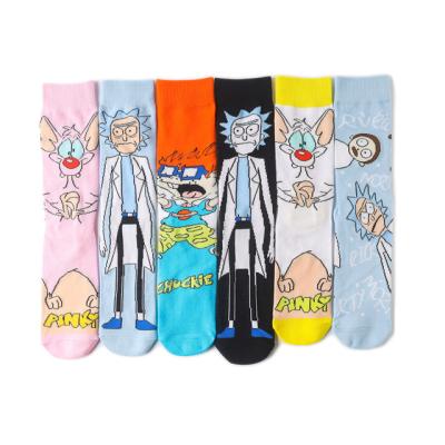 China Novelty Viable Colorful Funny Crazy Fun Dress Crew Socks Cool Pattern Gift for sale