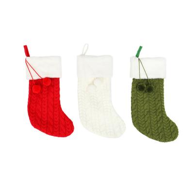 China Chirstmas Decor Factory Direct Design Christmas Decorations Christmas Socks New For Xmas Eve Festival for sale