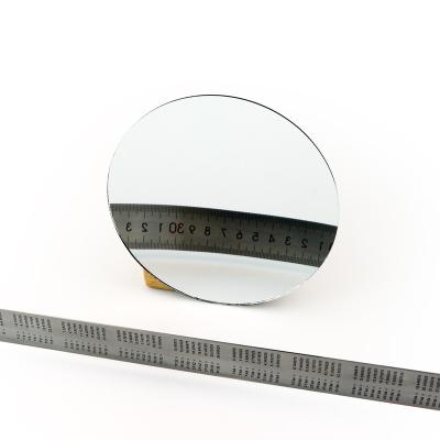 China Easy to clean edge 1.8mm 2mm safety 3 times magnifying glass mirror with laser logo for cosmetic mirror for sale