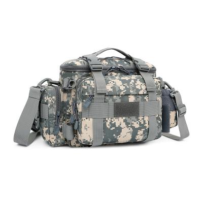 China High Quality Outdoor Tactical Multifunctional Military Camouflage Waist Sports Single Shoulder Diagonal Anti-theft Bag Straddle Fishing Bag for sale