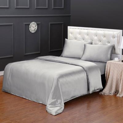 China Close Skin Satin Sheets Silky 4-PieceLuxury Bed Sheet - Microfiber Sheet Extra 1800 Mol Set, Wrinkle, Fade, Stain Resistant for sale