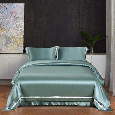 China Luxury Bedding Fitted Soft In Narrow Silk Bottom Sheet Of Hide Bed Sheets 500 Thread Count Satin for sale