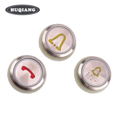 China kone modern elevator circular button with Braille kds50 kds300 elevator button a4j16467 KM853343H04 for sale