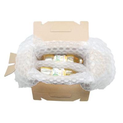 China Great Puncture Resisitance Recycling Inflatable Air Bubble Roll Wrap Air Cushion Bag Air Protection Wrapping Film for sale