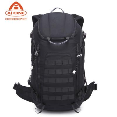 China Waterproof Military Backpack For Men 38L Black Bucket Shape Rucksack Tactical Rucksack for sale