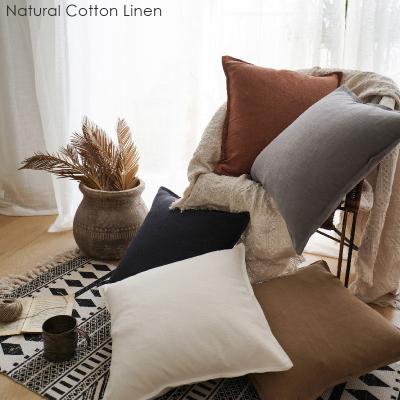 中国 Nordic Knitted Soft Canvas Pillow Case Anti-Static Decorative Cotton Cushion Covers Zipper For Sofa Seat Bed Car Hotel 販売のため