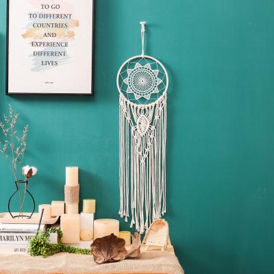 China Minimalist Nordic Indian Boho Wall Decor Cotton Woven Macrame Wall Hanging Home Christmas Wedding Decoration Tapestry à venda