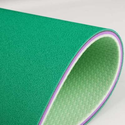 China Flooring 2021 indoor pvc material for indoor basketball court flooring vinyl sport flooring badminton court mat for sale