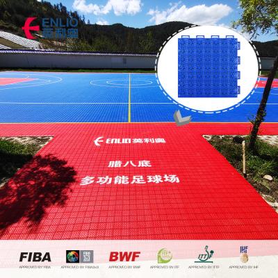 China Rubber Material Sports Court SES Strip Court Flooring For Indoor And Outdoor Tennis Court for sale