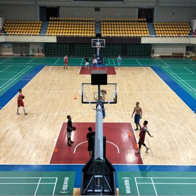 China Basketball Court FIBA ​​Certified PVC Vinyl Roll For Indoor Basketball Competition Use for sale