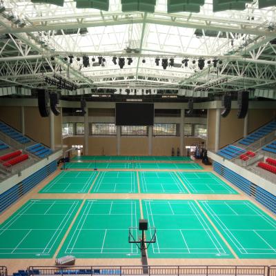 China Indoor Stadium Badminton Court Anti-Slip PVC Sports Flooring For Championships Y-23170S for sale