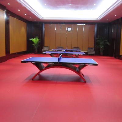 China Choice Table tenns younth game ENLIO PVC ping pong flooring 5.5mm thickness for sale