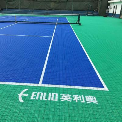 China Tennis Futsal Throw Hockey Basketball Volleyball Universal Use ITF Approved Tennis Flooring Sports Hanging Flooring PP Material for sale