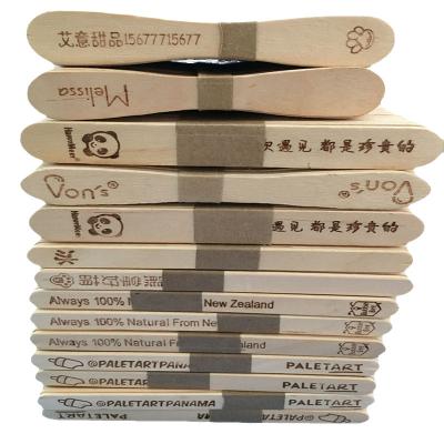 China Sustainable Fresh Creative Customized Design Private Label Ice Cream Sticks for sale