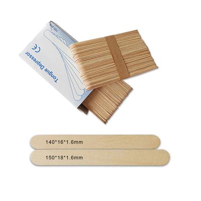 China Sustainable Medical Use Adult / Children Disposable Wooden Spatula for sale