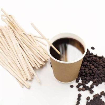 China Good Quality Sustainable Biodegradable Natural Wooden Coffee Stirrers Sticks for sale