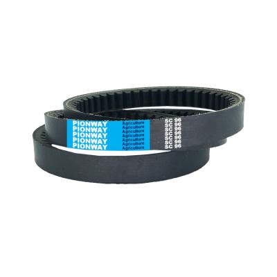 China Industrial Drive Belt Agriculture Banded Narrow Rubber Cogged Teeth Power Transmission V Belt for sale