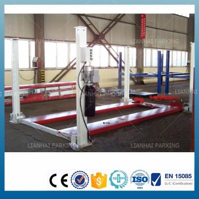 China Easy Operation 4 - Pillar Automatic Lift / Cheap Home Lift For Garage Parking for sale