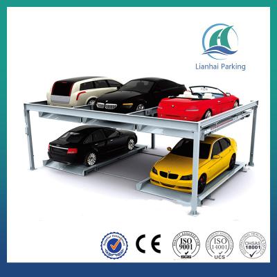 China Underground Basement Parking System, Hydraulic 2 Levels 2 Floors 2 Double Levels 2-Slide Platform Parking Lift Machine, CE Park 1.7T for sale