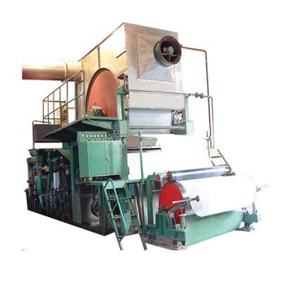 China Hotels 787 Toilet Paper Making Machine Waste Paper Tissue Paper Machine Recycling Prices for sale