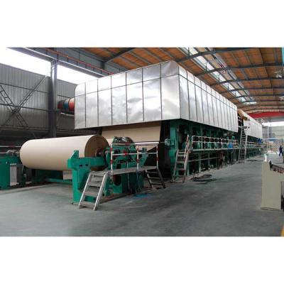 China Paper imprengating line kraft paper mill line / phenolic resin impregnated paper coating machine for sale