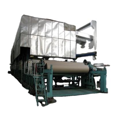 China Other Type Folder Stock Paper Making Machine , 120-130 T/D 3200mm Fourdrinier Raw Material: Solid Bleached Softwood Kraft Paper for sale