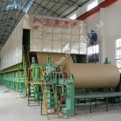 China Other Type Folder Stock Paper Making Machine , 120-130 T/D 3200mm Fourdrinier Raw Material: Solid Bleached Softwood Kraft Paper for sale