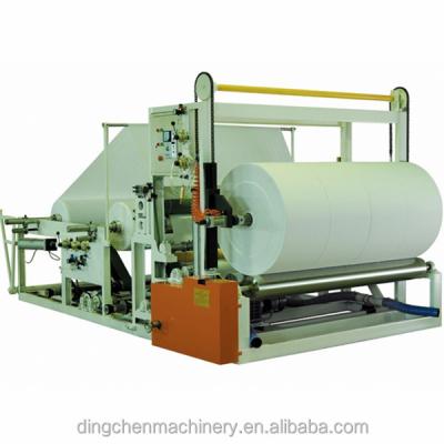 China Slitting Rewind JUMBO Paper Roll 1880mm High Speed ​​Automatic Tissue Toilet Jumbo To Roll Slit And Rewinding Machine for sale