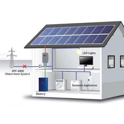 China Off Grid Solar Power System Off Grid Solar System Inverter Solar Power System 5kw 10kw 20kw Home Solar Power System for sale