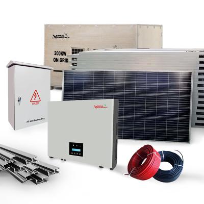 China Off Grid Solar Power System Factory Price Solar Systems Multifit Off Grid Solar System Full Hybrid Solar Power Kit Price for sale