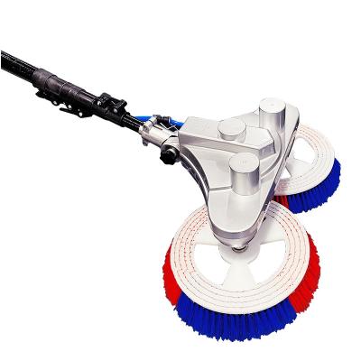 China New Multifit Solar Panel Automatic Washing Machine Nylon Cleaning Brush With Dual Head Robot for sale