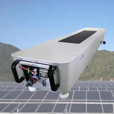 China Multifit 1950 Solar Power Station Array Multifit 1950 System Solar Panel Auto Clean Tool Smart Washing Brush Solar Robot for sale