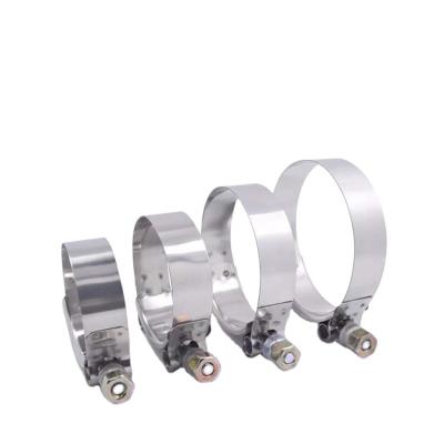 China Super Connection 10 Inch 14 Inch 20 Inch 36 Inch American Stainless Pipe Clamp. of diameter for sale