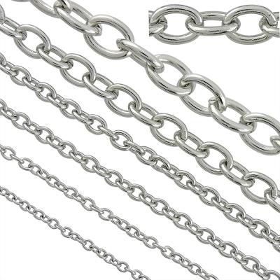 China Haiboer Outdoor Customized 304 316 DIN763 766 Stainless Steel Link Chain High Strength Stainless Steel Chains On Sale for sale